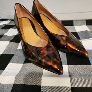 WOMANS VIONIC SHOE PUMPS SIZE 6 BROWN AND BLACK